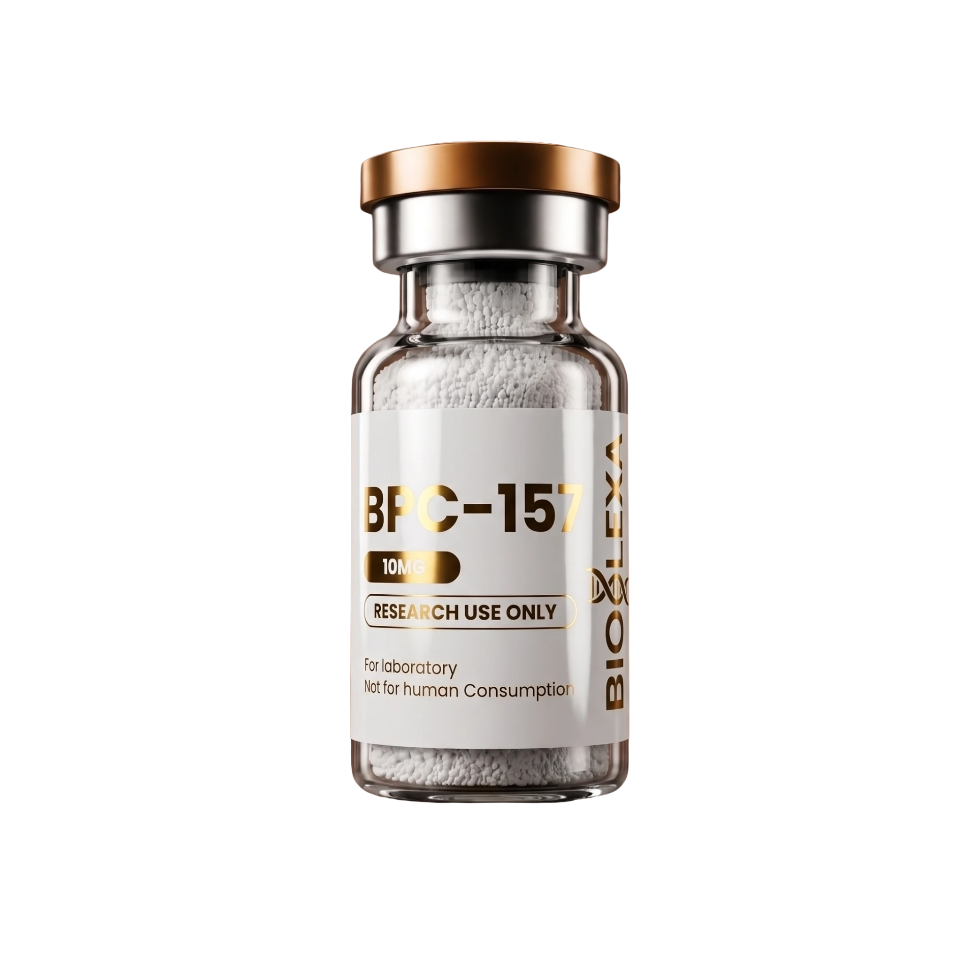Biolexa research peptide vial, for laboratory research use only